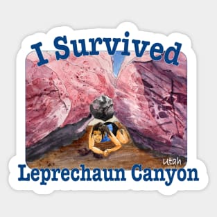 I Survived Leprechaun Canyon, Utah Sticker